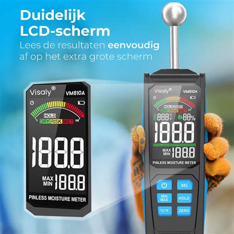 professionele ph en vochtmeter|vochtmeter meten.